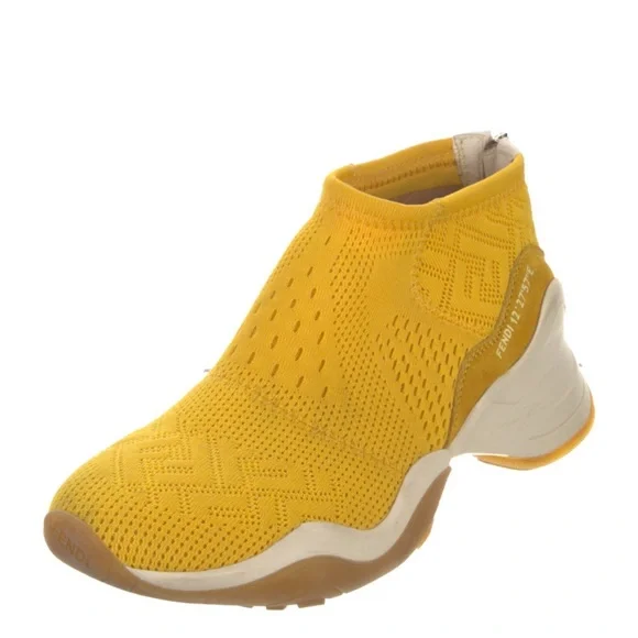 Fendi Vibrant Yellow Athletic Shoes Fendi Sports shoes | Men main image 3